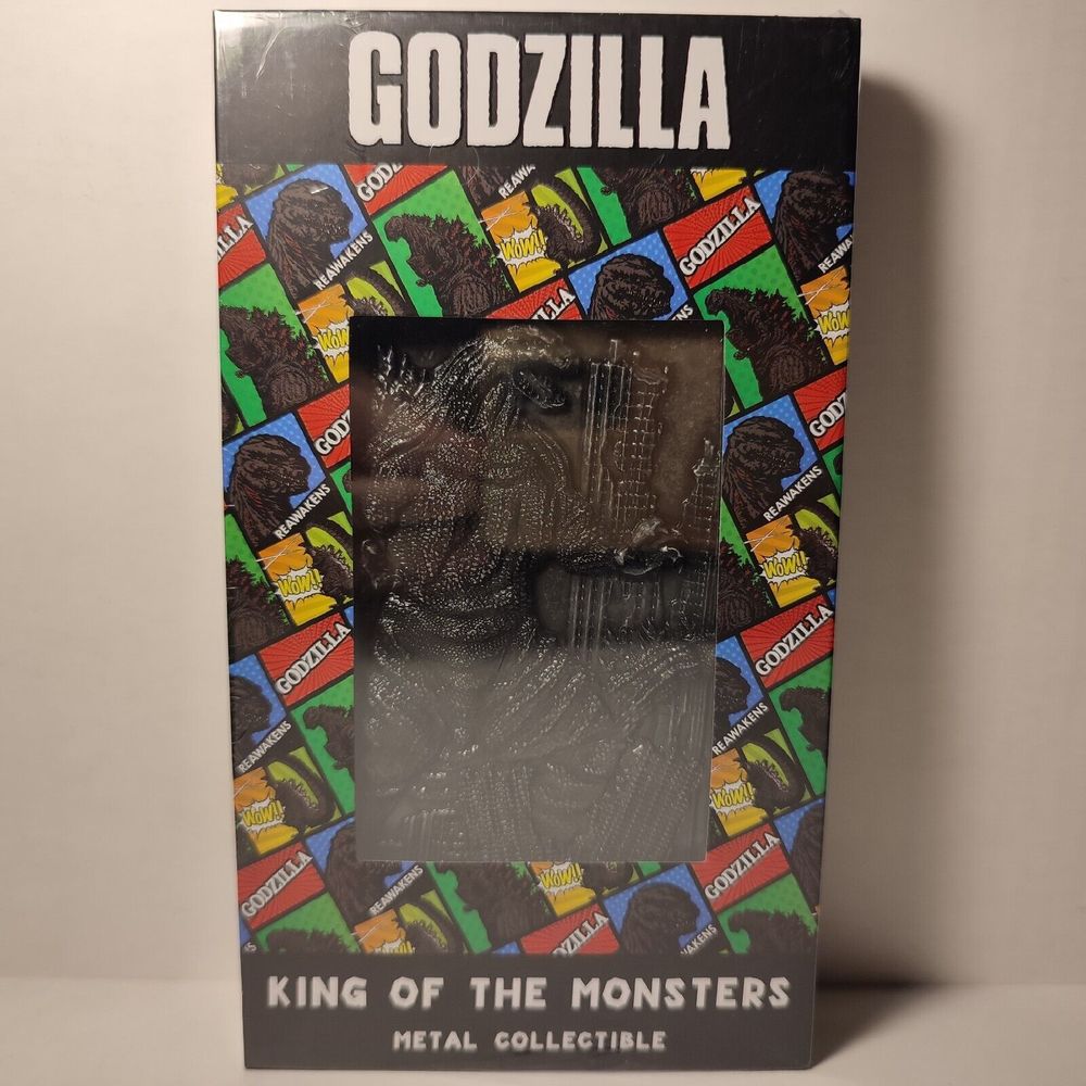Godzilla King Of The Monsters XL Metal Card Ingot Official Collectible Figurine